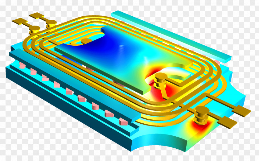 Metal Beads COMSOL Multiphysics Alternating Current Electromagnetism Electronics PNG