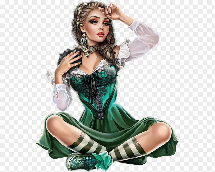 Saint Patrick's Day 17 March Woman Бойжеткен PNG
