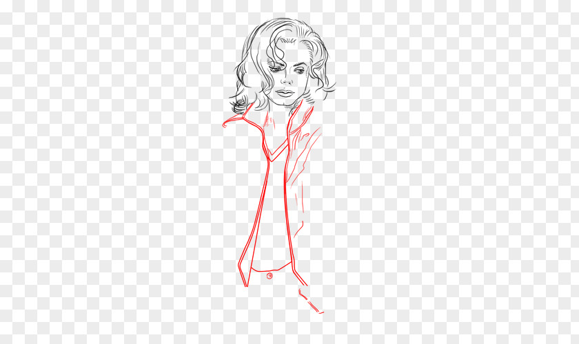 Drawing Of Michael Jackson Moonwalk Ear Human Mouth Neck Woman PNG