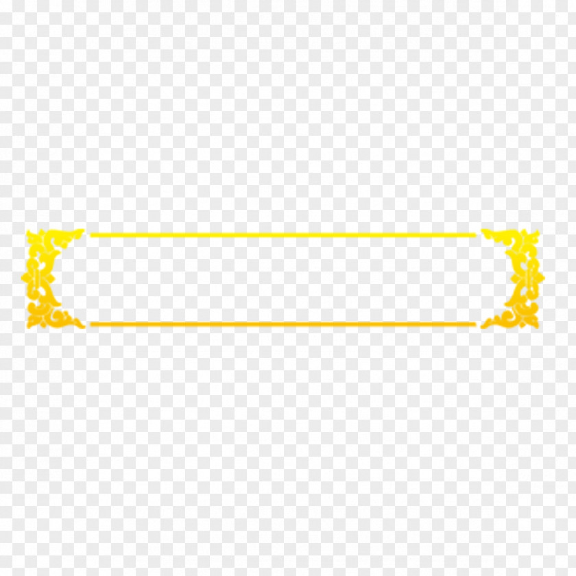 Golden Frame Line Point Angle PNG