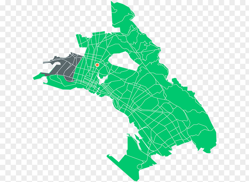 Map Oakland PNG