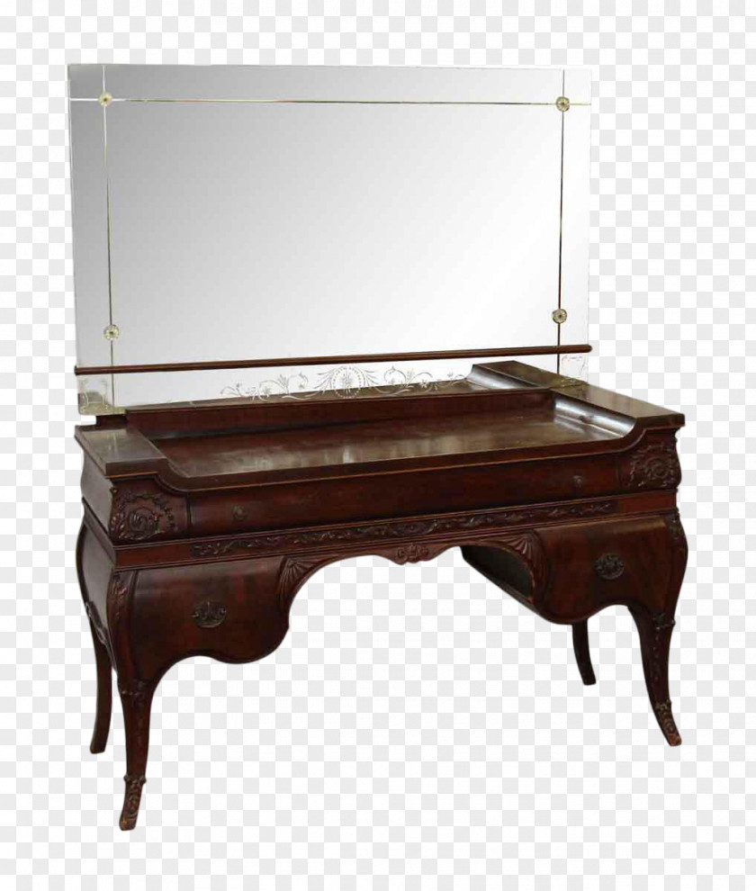 Mirror Drawer Vanity Chairish Antique PNG