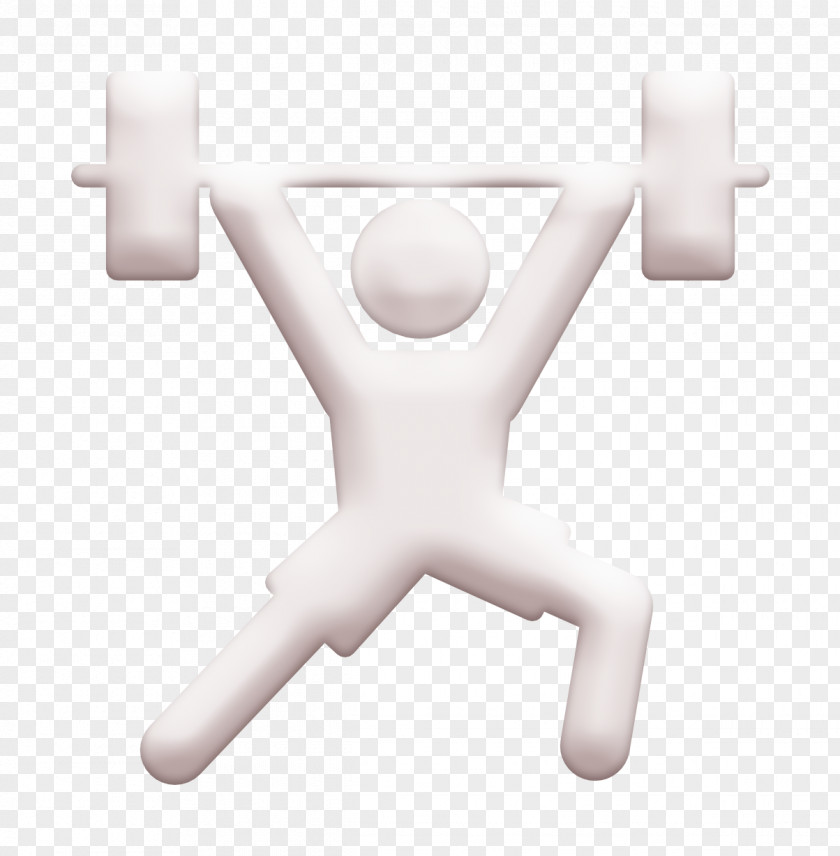 Sports Icon Gym Weightlifter PNG