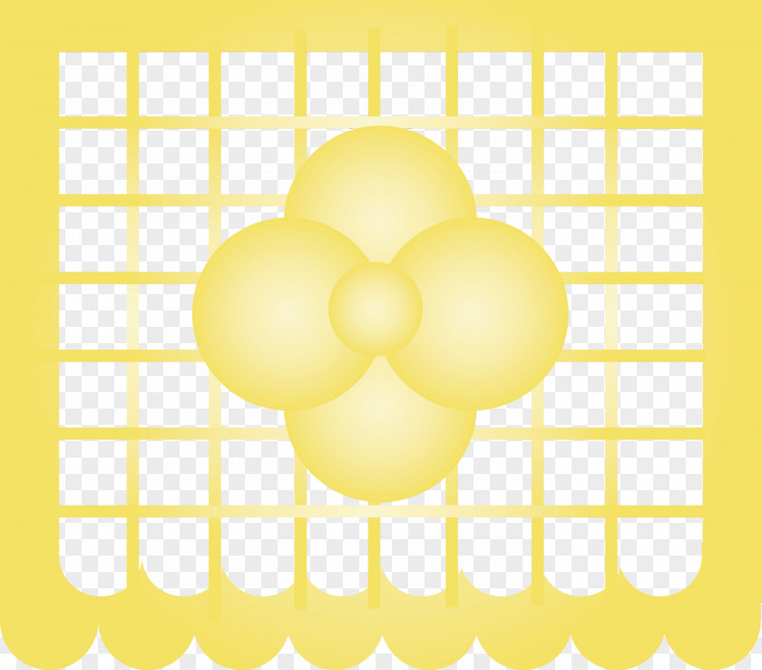 Yellow Line Font Point Pattern PNG