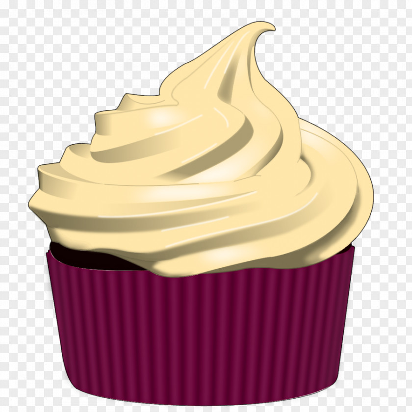 Cup Cake Red Velvet Cupcake Cream Frosting & Icing Clip Art PNG