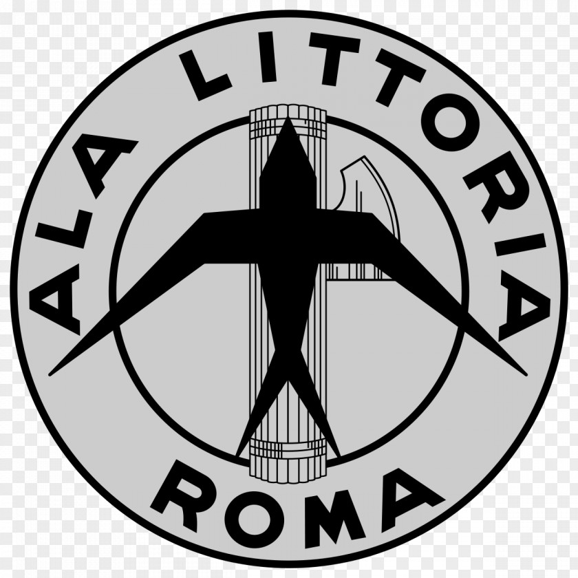 Mussolini Latina Ala Littoria Roma Airline Fascism PNG