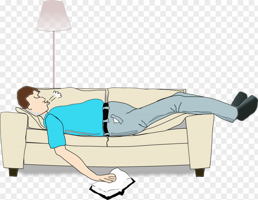 Nap Comfort Furniture Cartoon Arm Leg PNG