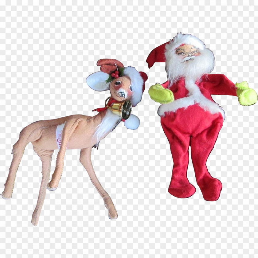 Reindeer Animal Figurine Christmas Ornament PNG