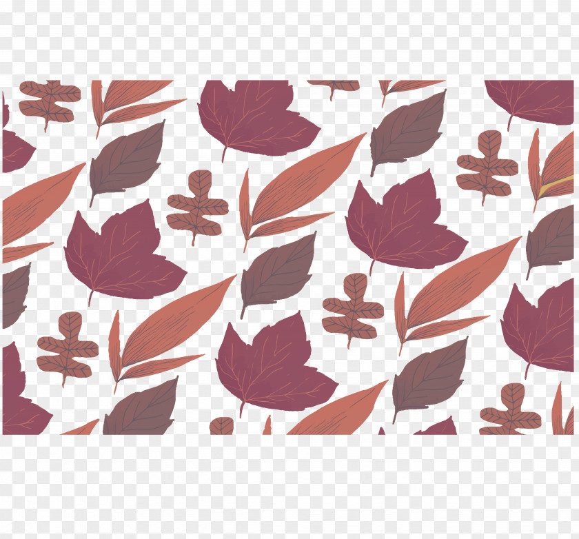 Romantic Autumn Leaves Deciduous Red Maple PNG