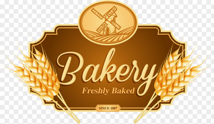 Bakery Logo Vector Cupcake Bread PNG