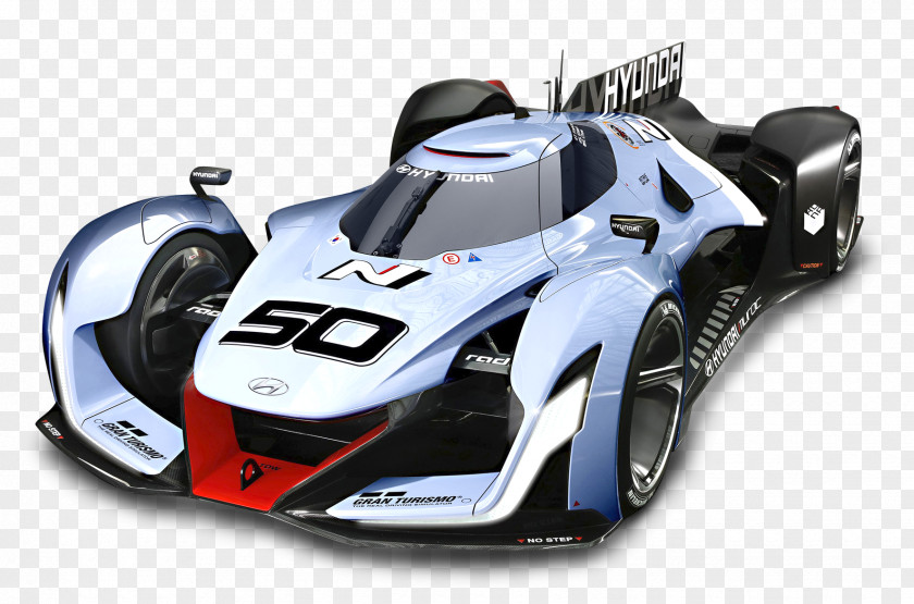 Hyundai N 2025 Vision Racing Car Blue Gran Turismo Concept Motor Company International Show Germany PNG
