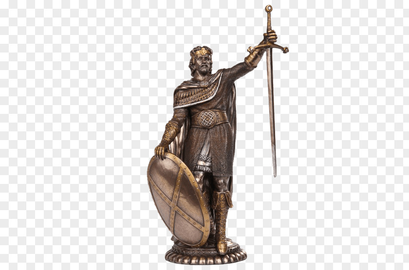 Knight William Wallace Statue, Bemersyde Bronze Sculpture PNG