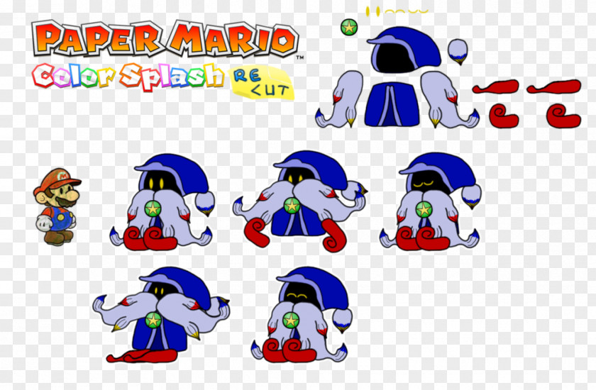 Paper Mario: Color Splash Clip Art Vector Graphics PNG