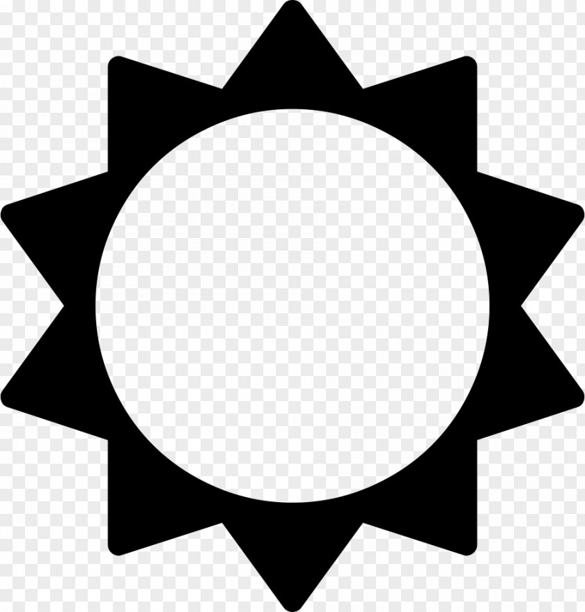 Sun Shapes Font Awesome PNG