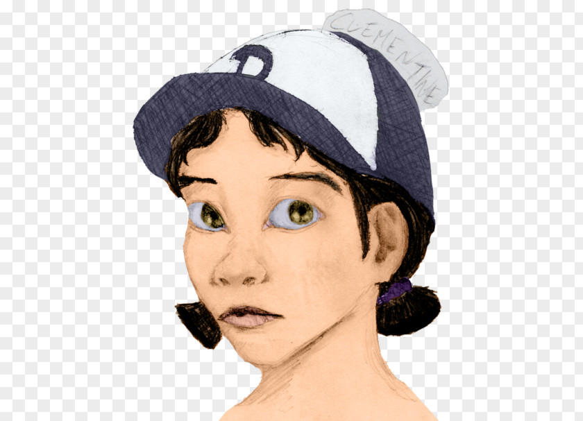 The Walking Dead Clementine Beanie Nose PNG