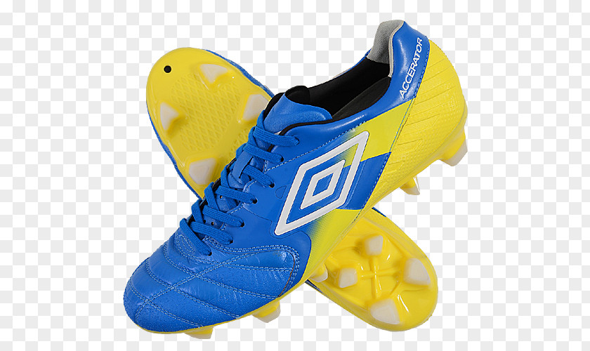 Umbro Track Spikes Blue Cleat Shoe PNG