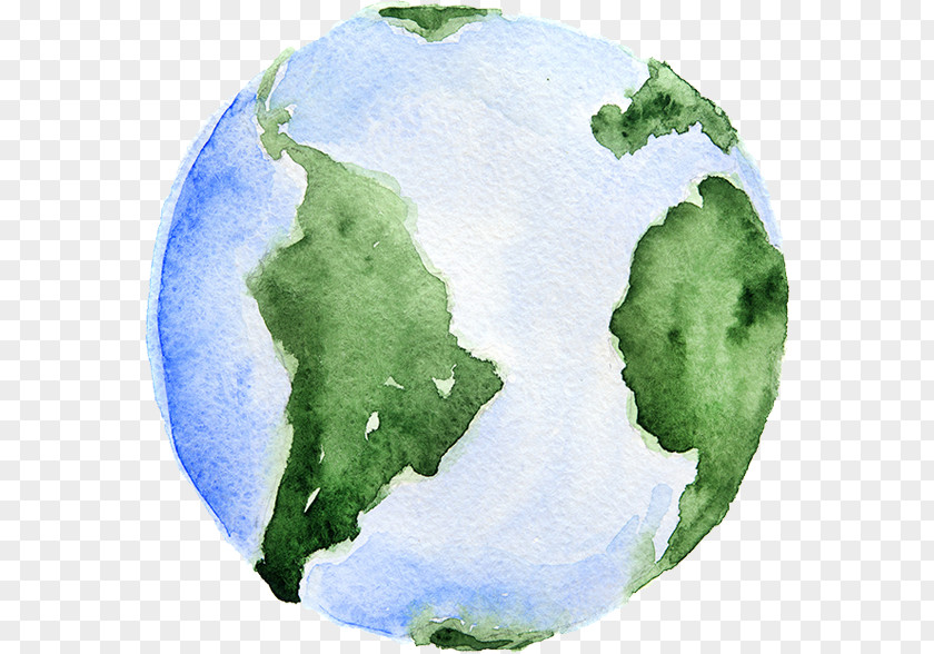 Earth Watercolor Painting Royalty-free PNG