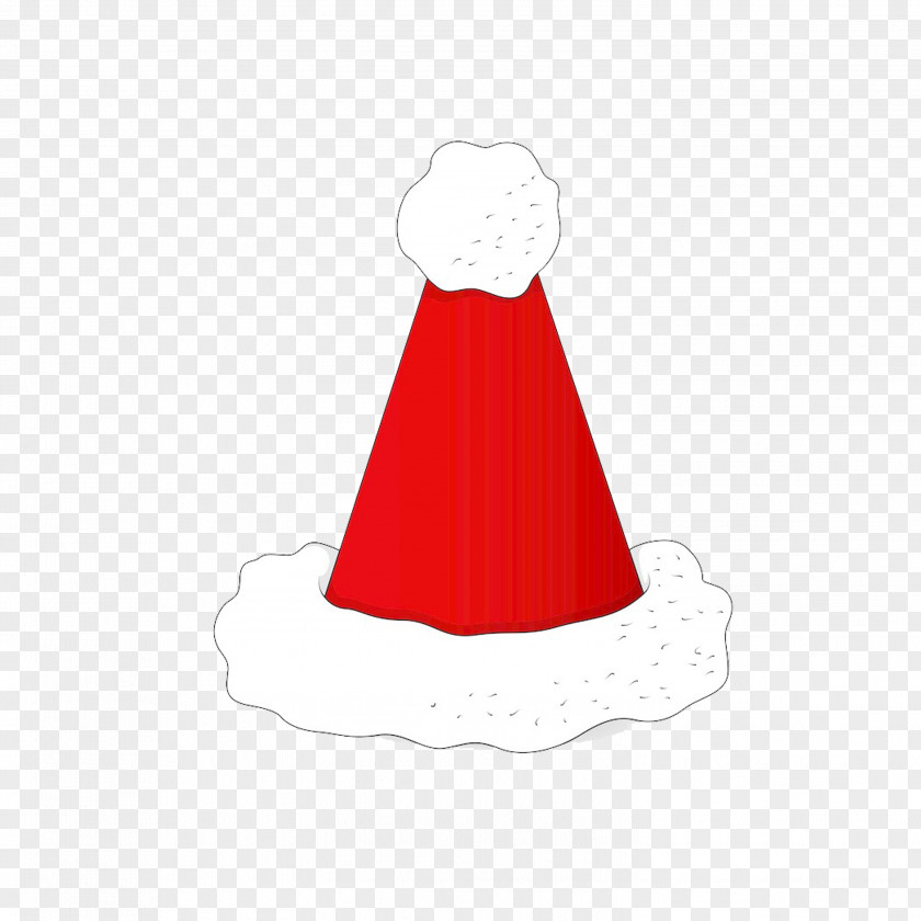 Hat Red Cone Pattern PNG