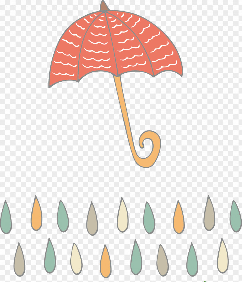 Umbrella Leaf Line Weather Fashion PNG