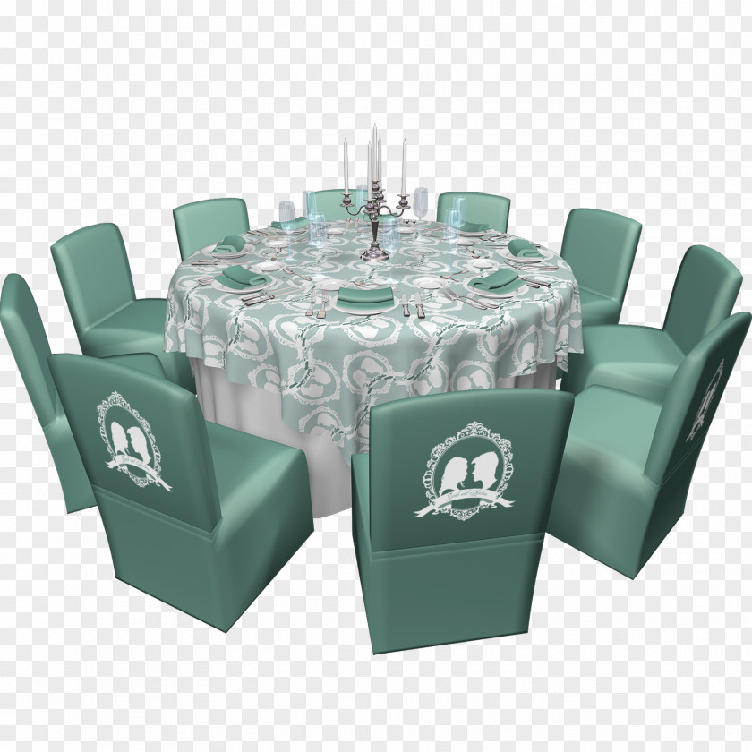 Banquet Transparent Table Wedding Chair PNG