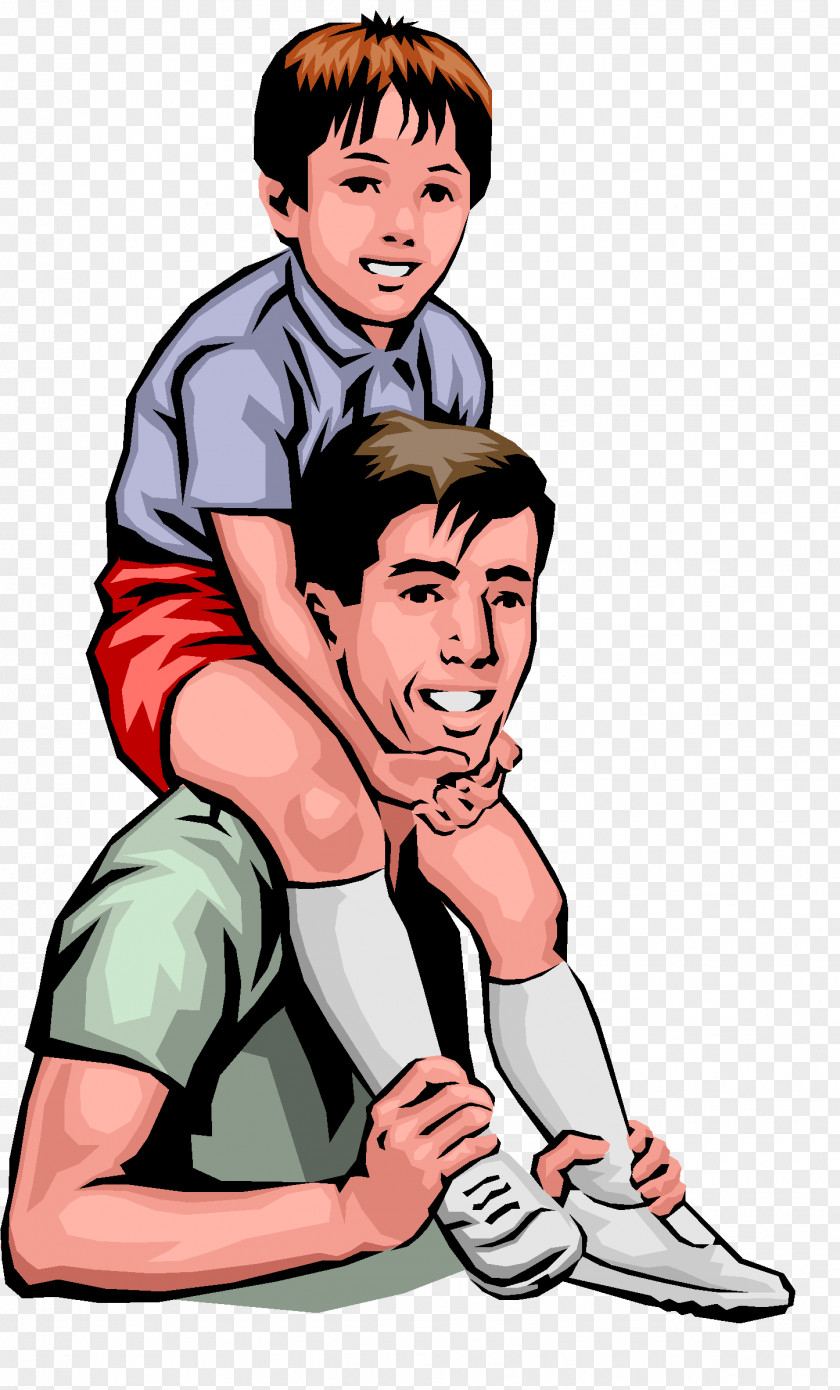 Child Father Clip Art Son Daughter PNG