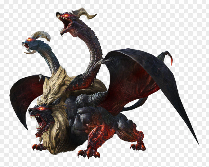 Chimera Dungeons & Dragons Final Fantasy XIV Greek Mythology Legendary Creature PNG