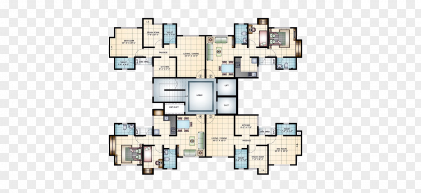 Mahavir Kasarvadavali Estella State Highway 42 Floor Plan Apartment PNG