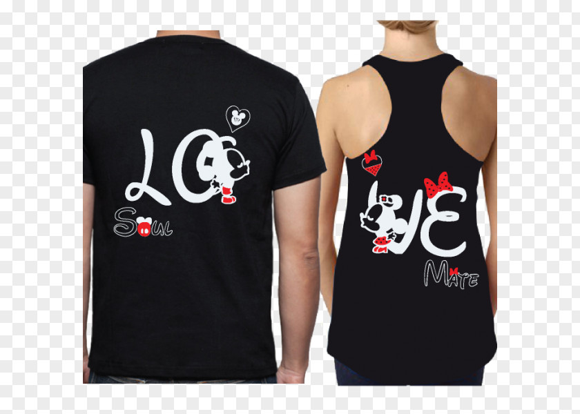 T-shirt Mickey Mouse Minnie Soulmate The Walt Disney Company PNG