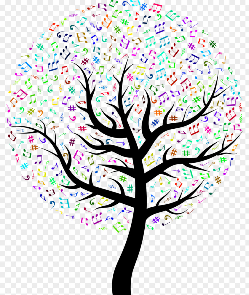 Tree Of Life Musical Note Treble Clip Art PNG