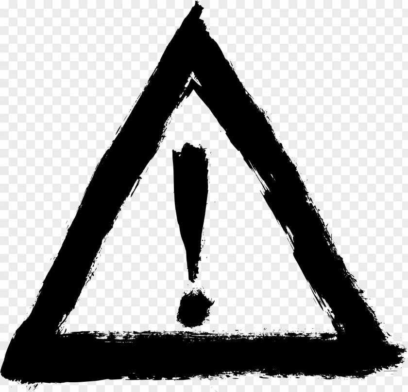 TRIANGLE Warning Sign Hazard Symbol PNG