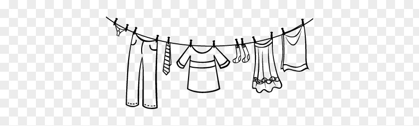 Clothes Line Laundry Coloring Book Clothespin PNG