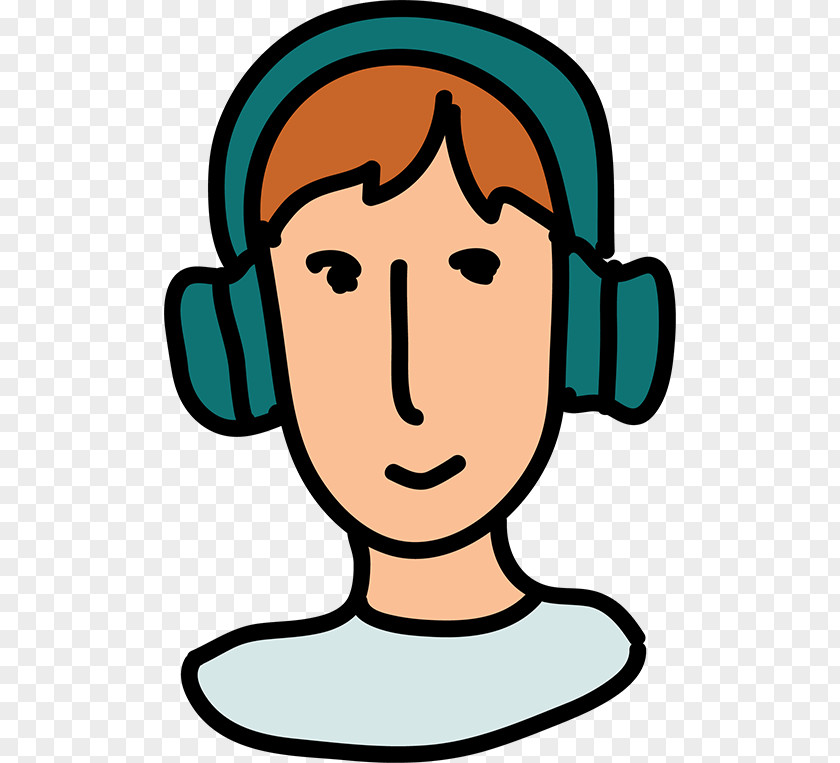 People Stick Figure Headphones Download Clip Art PNG