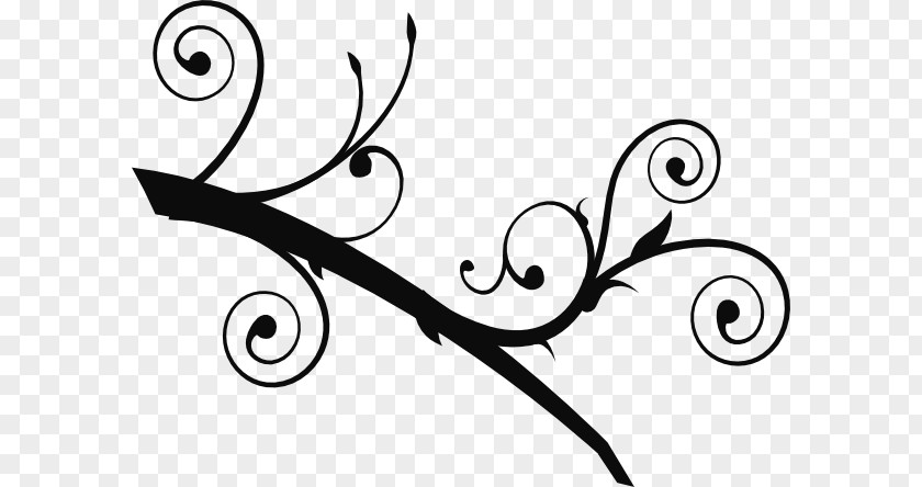 Swirly Tree Cliparts Branch Clip Art PNG