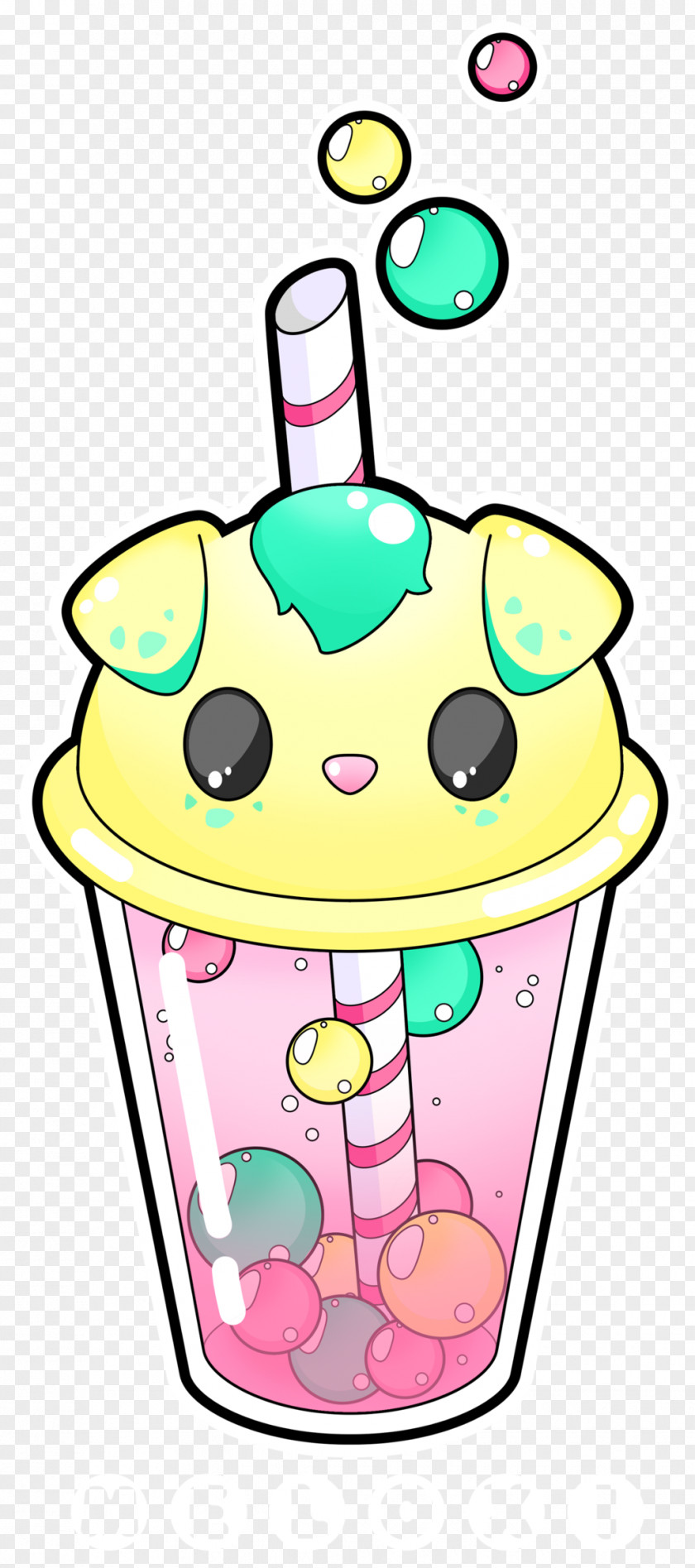 Bubble Tea Drawing Iced Food PNG
