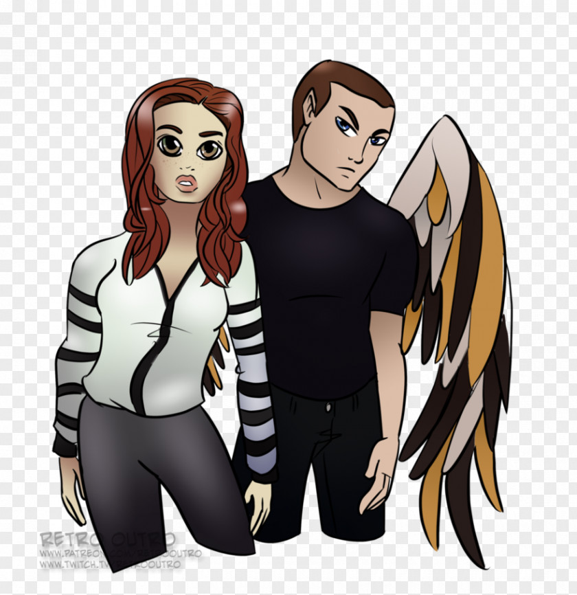 Couple Goals Brown Hair Cartoon Character PNG