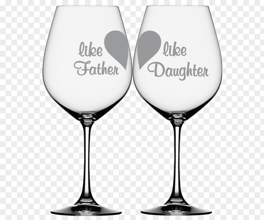 Dad And Daughter Wine Glass Cocktail Mug PNG