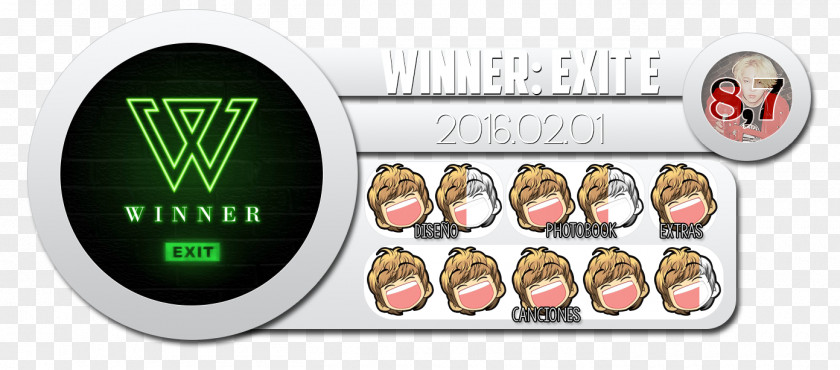 Exit : E WINNER YG Entertainment Smiling Angel Brand PNG