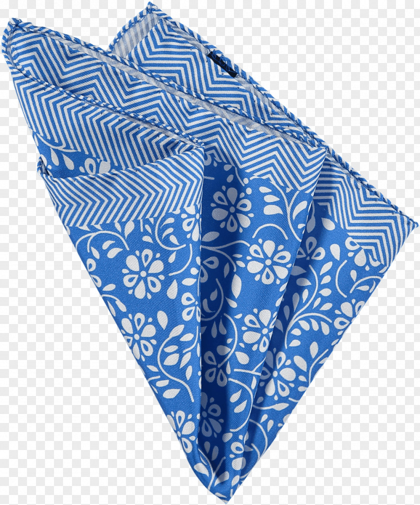 Silk Cloth Blue Einstecktuch Textile Pattern PNG