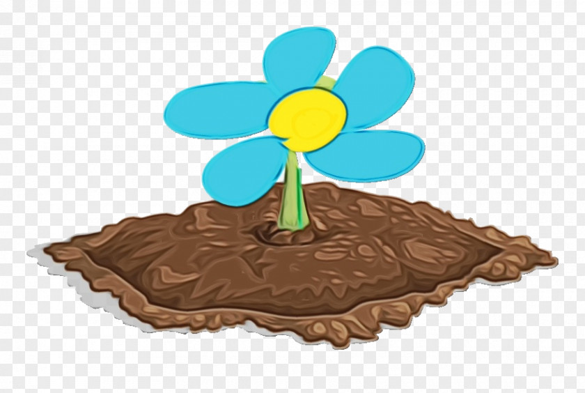 Soil Seedling Flower Root Flowerpot PNG