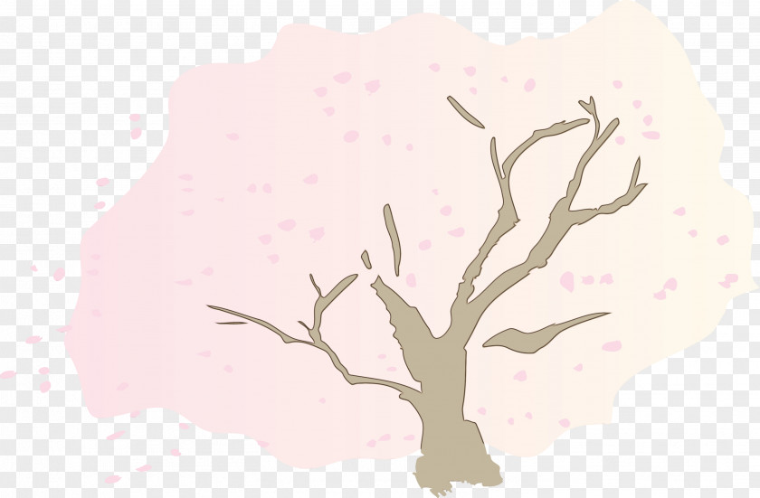 Branch Tree Leaf Pink Plant PNG