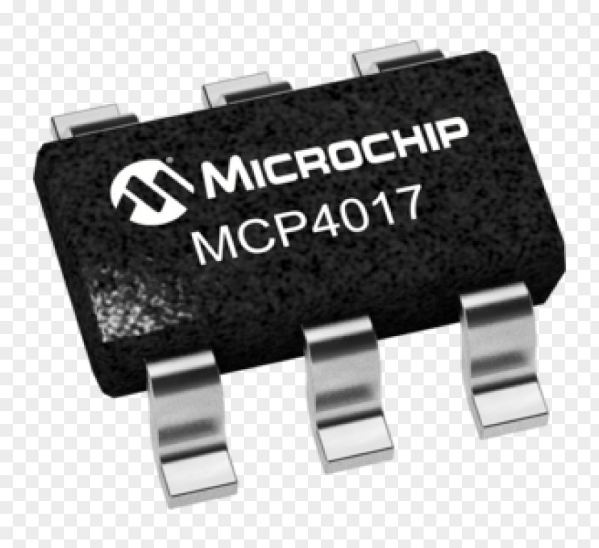 Digital Potentiometer Integrated Circuits & Chips Microcontroller Analog-to-digital Converter Electronic Circuit Component PNG