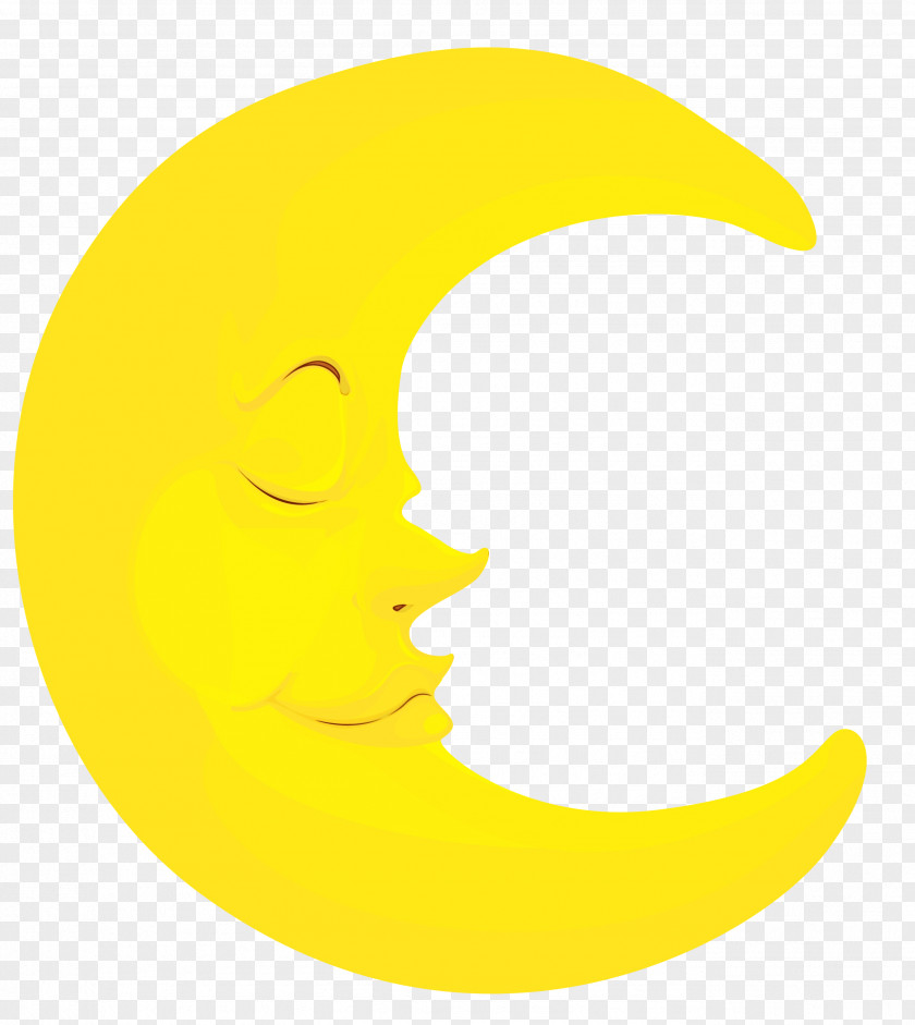 Logo Symbol Yellow Crescent Smile Circle PNG
