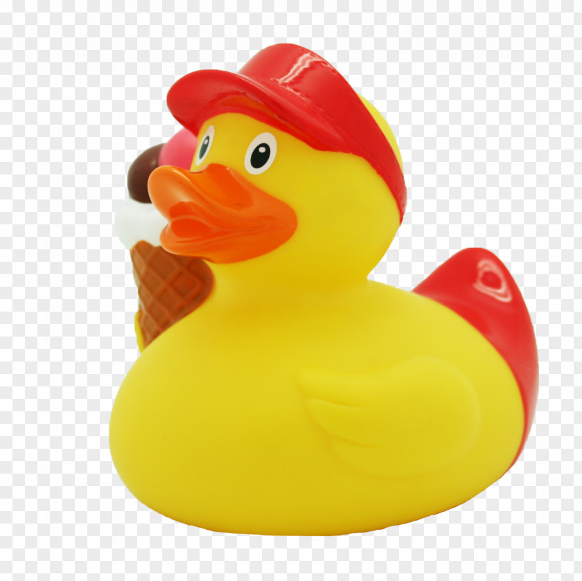 Rubber Duck Ice Cream Gelato Toy PNG