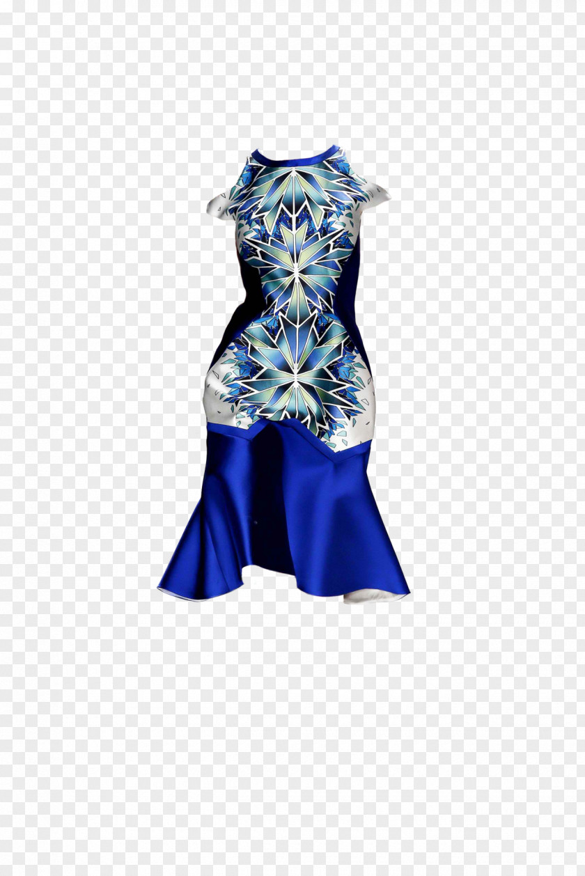 Satin Shoulder Sleeve Outerwear Dress PNG