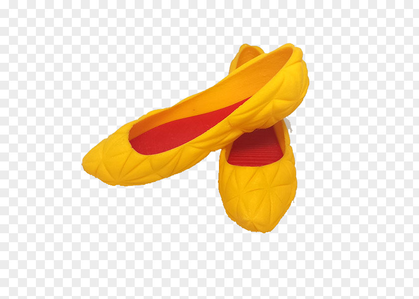 Yellow Stitching Toy Shoes Elements, Hong Kong Download PNG