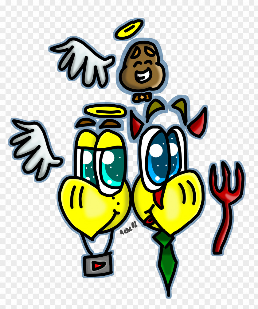 Devil And Angel Clip Art Cartoon Product Line PNG