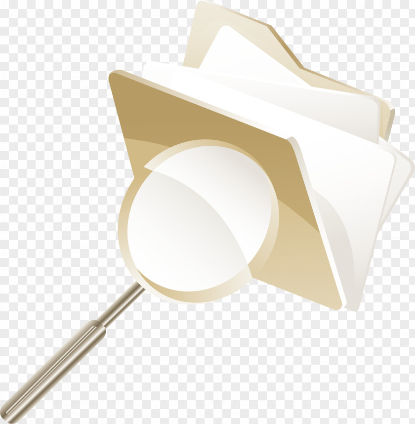 Folder And Magnifying Glass Material Directory Computer File PNG
