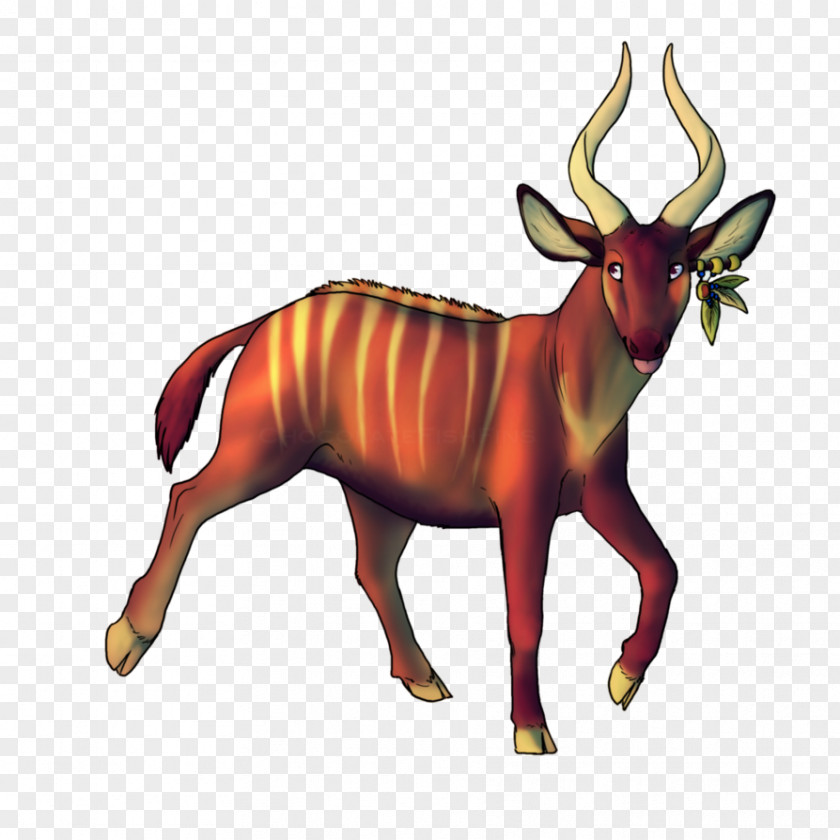 Reindeer Antelope Cattle Horse Clip Art PNG