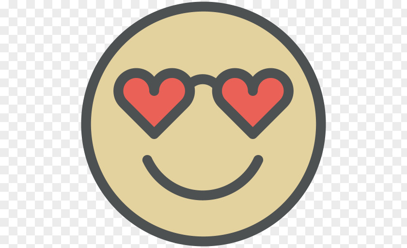 Smiley Heart Emoticon PNG