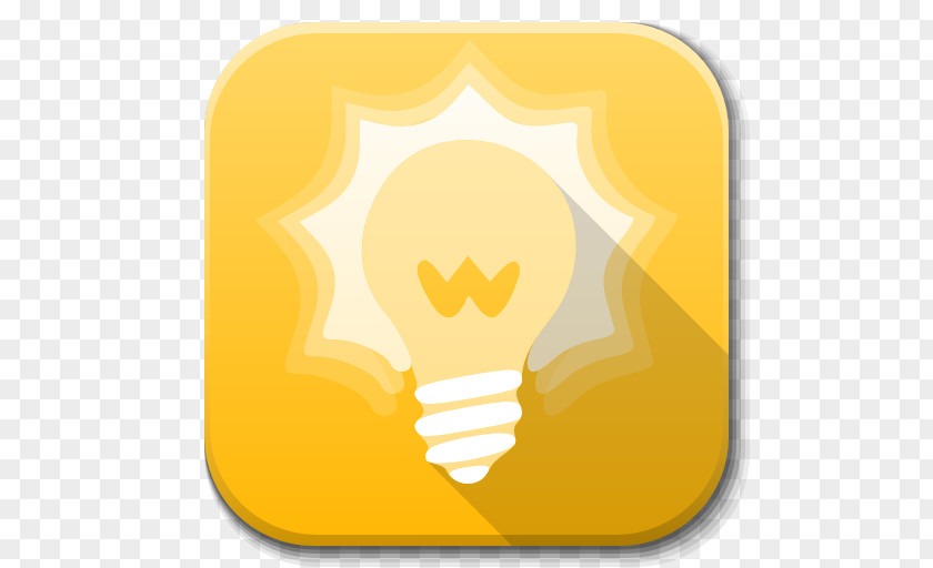 Apps Flashlight Yellow Finger Smile Font PNG